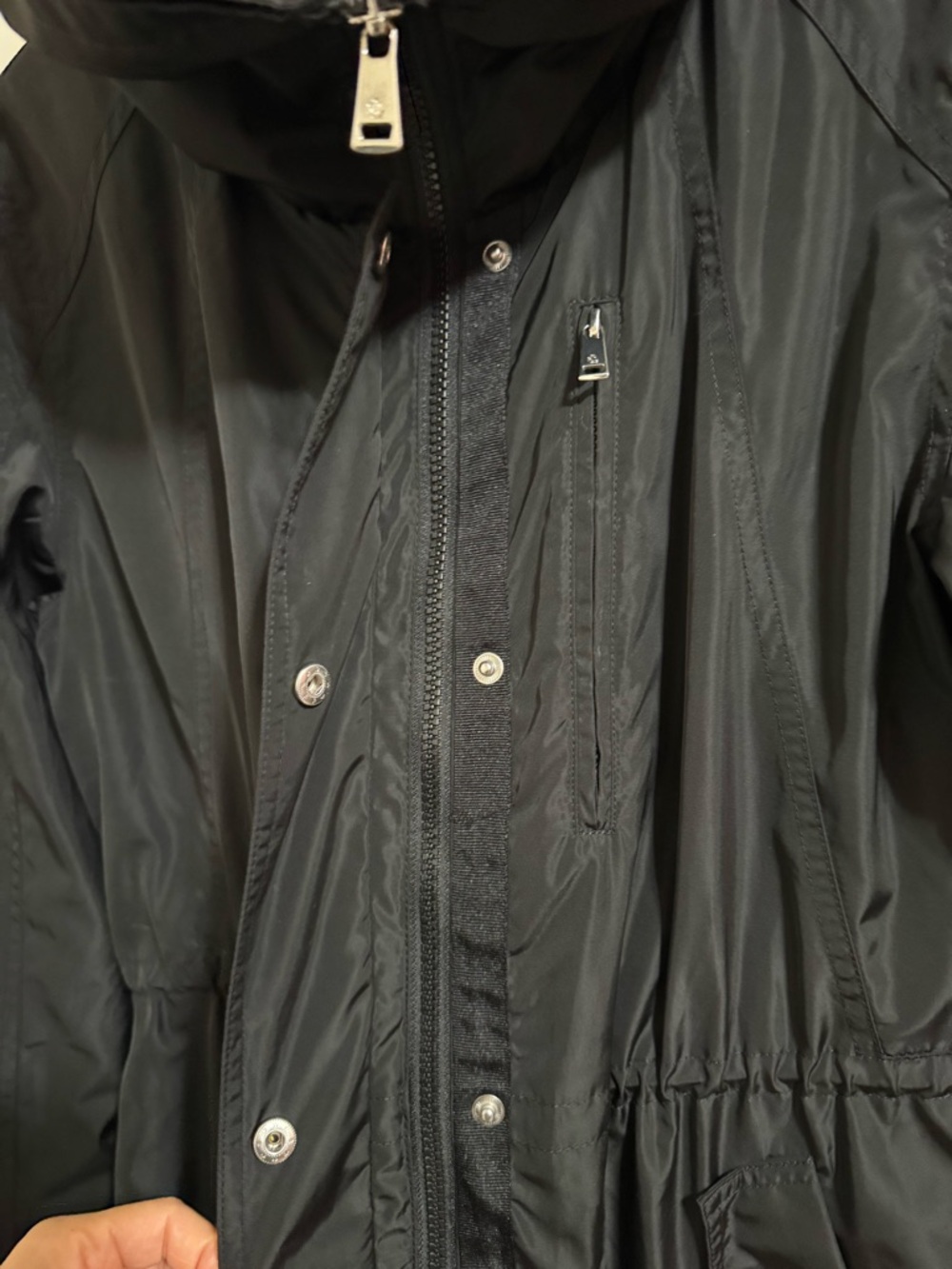 Lauren Ralph Lauren Black Hooded Anorak Jacket - Picture 3 of 6